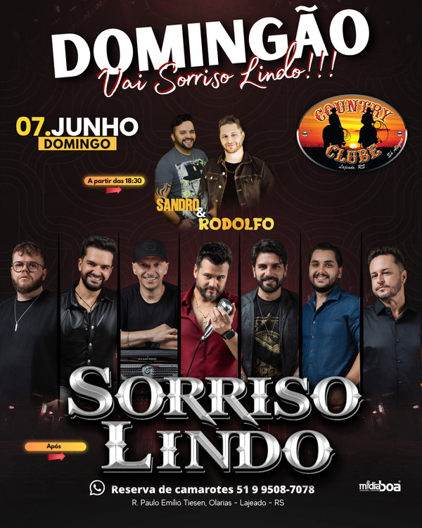 Domingo - Sandro e Rodolfo +  Sorriso Lindo
