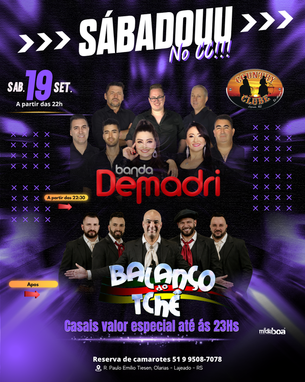Sabado - Banda De Madry e Balanço do Tche